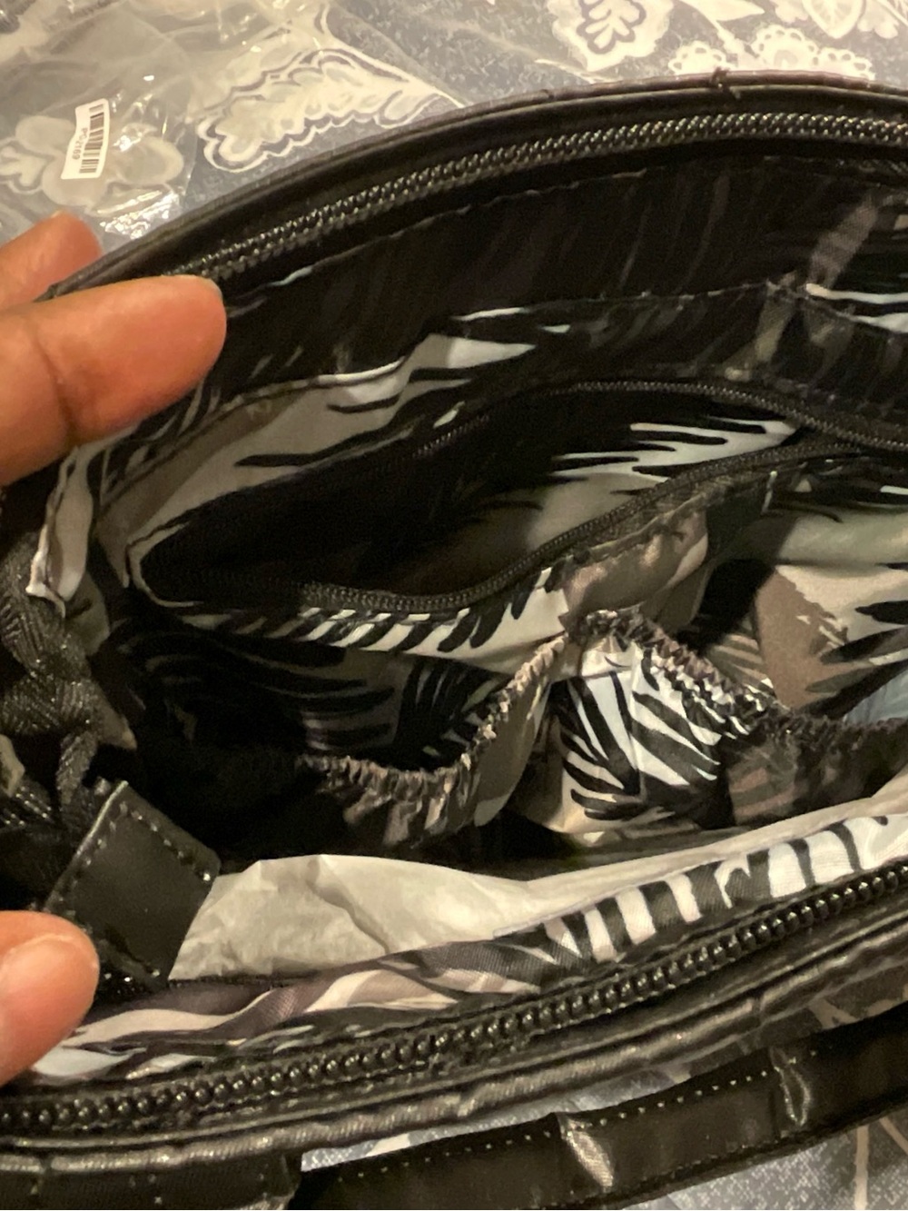 Lug Cadence Crossbody Bag, Metallic Black - Picture 7 of 10